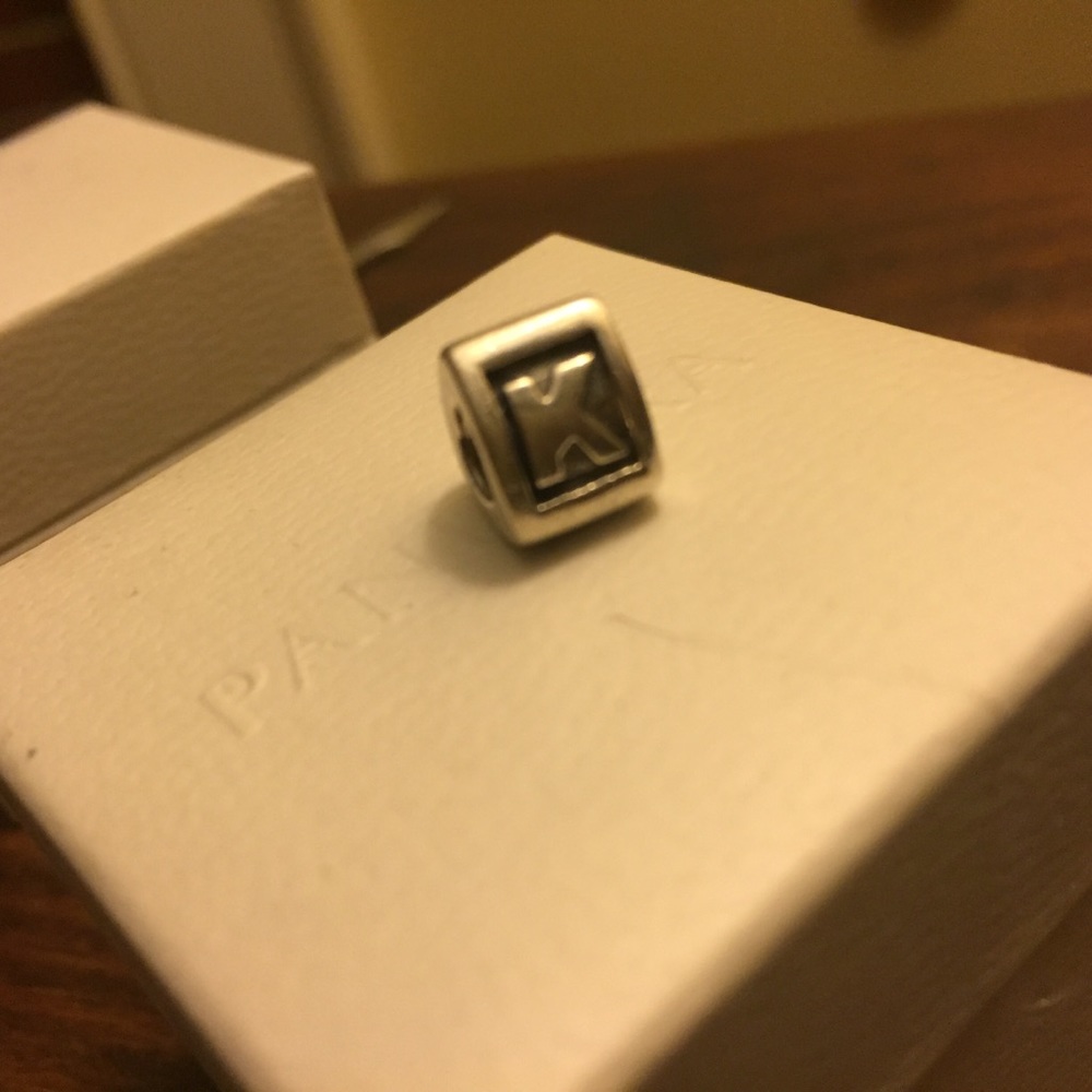 Pandora Sterling Sterling Silver Letter K Charm